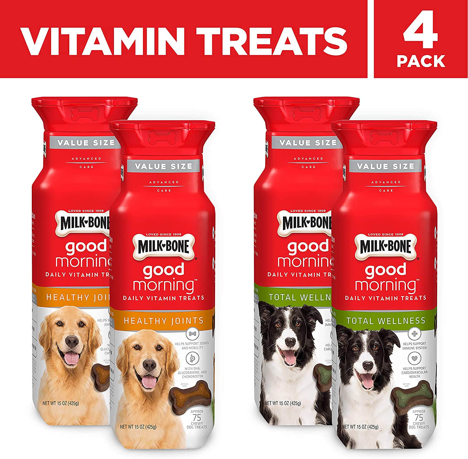 Milk bone good morning healthy joints 15 best sale oz